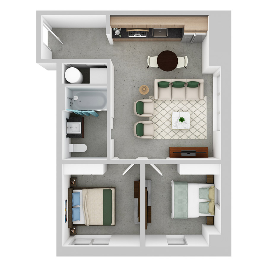 The Groove floorplan from the property inventory