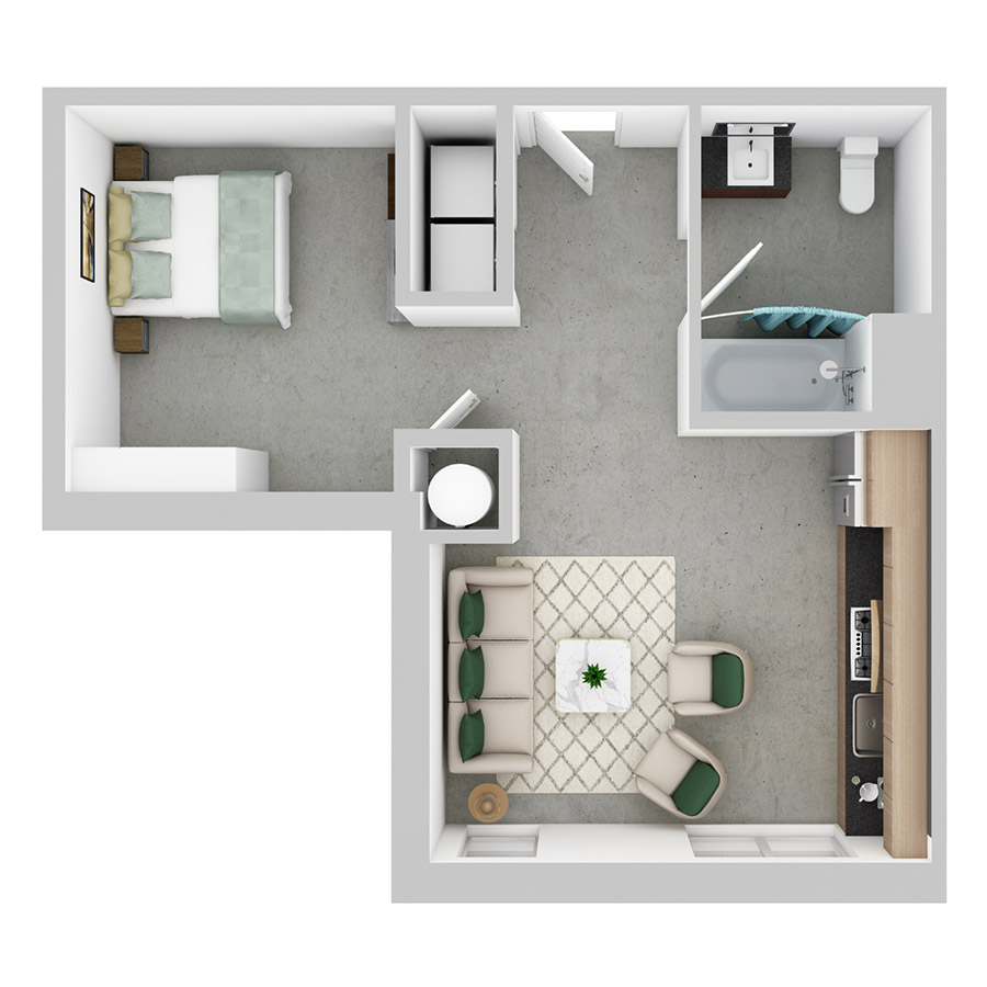 The Vibe floorplan from the property inventory