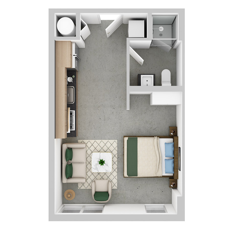The Loop floorplan from the property inventory