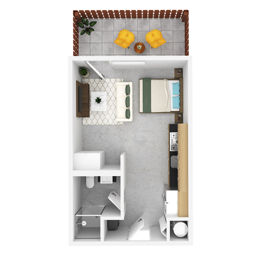 The Amp floorplan from the property inventory