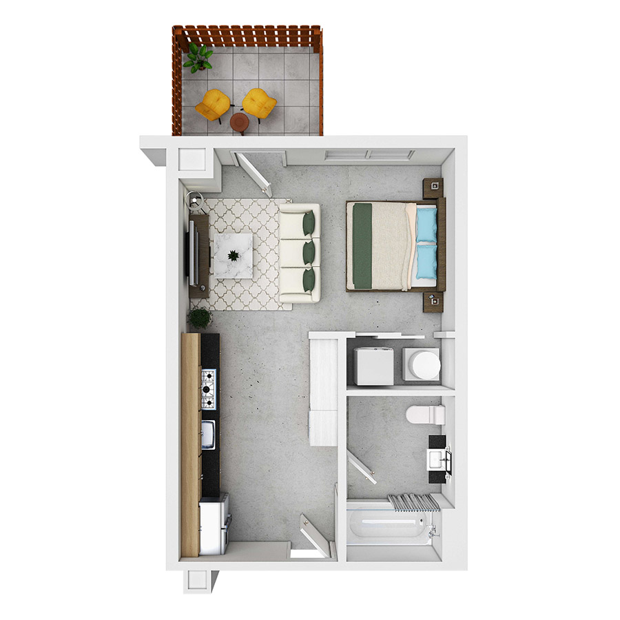 The Drop floorplan from the property inventory
